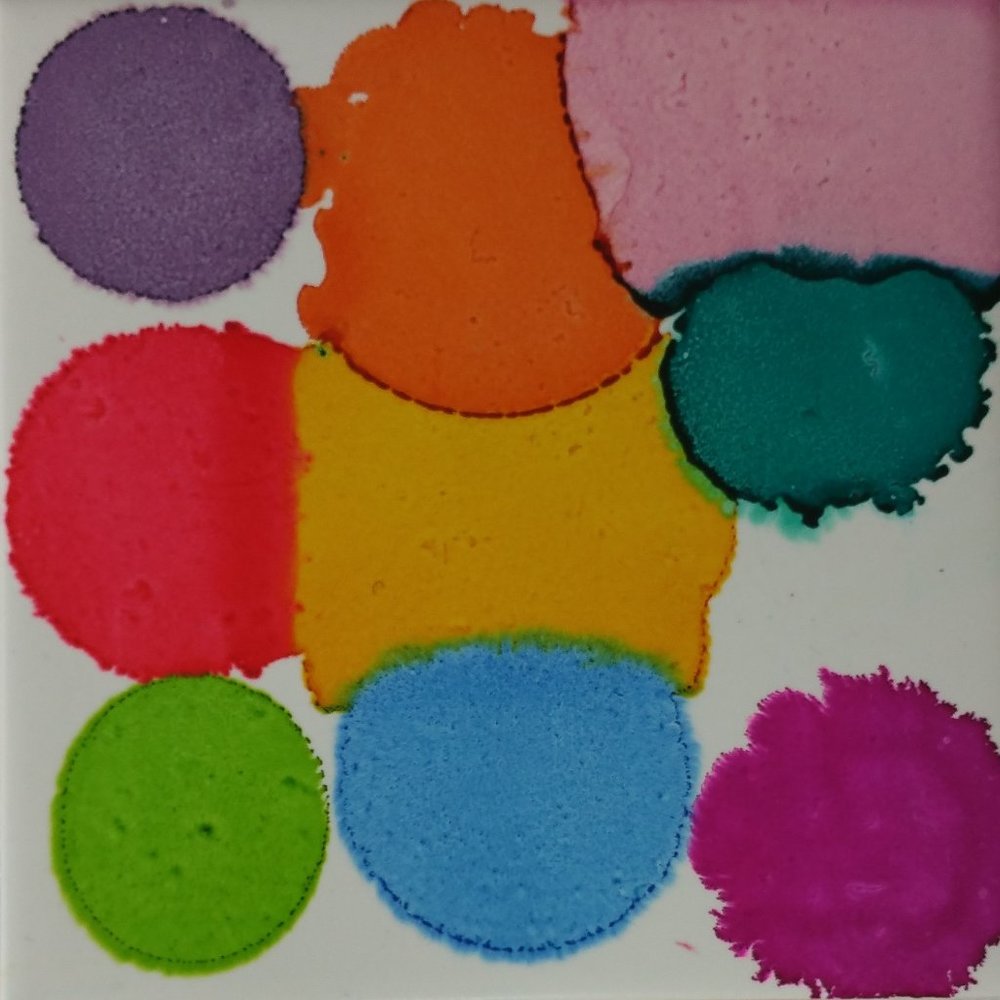 CUSTOM NWT 4 Coasters + Trivet Set 5 Handmade Jewels of the Style OOAK (Custom)